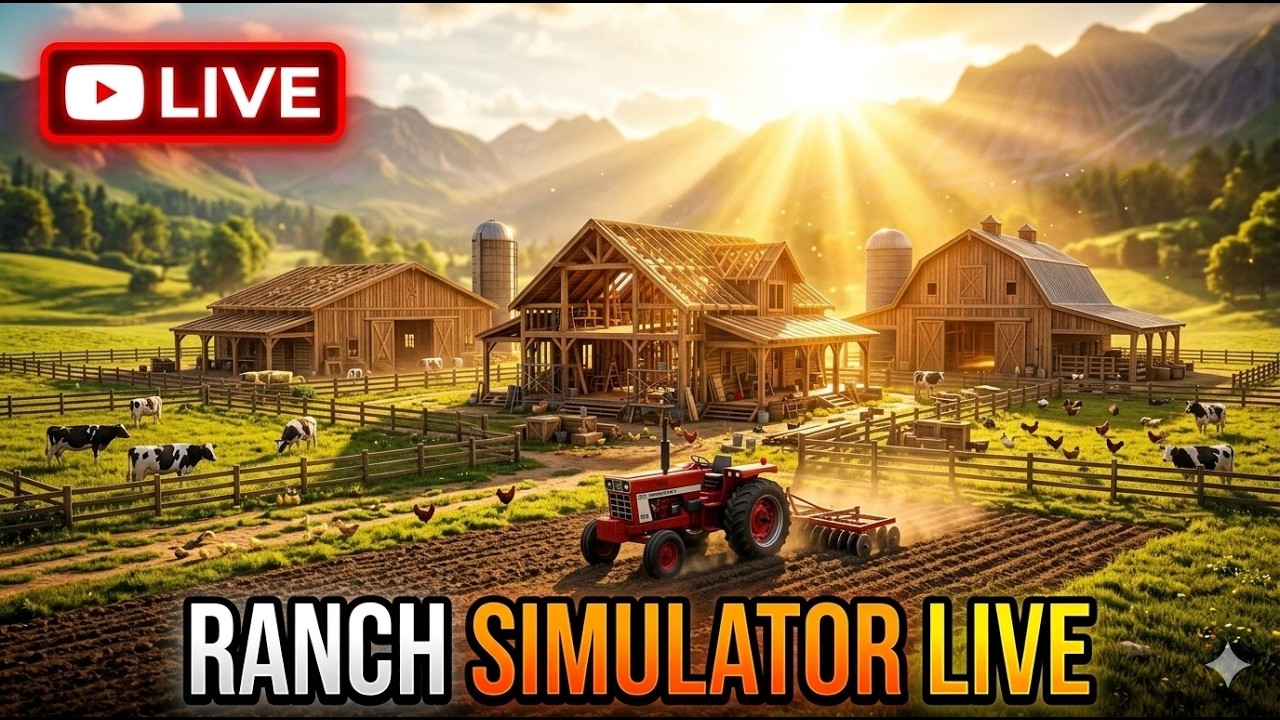 Ranch Simulator Live 🔴 | The Ranch Is Getting Bigger!