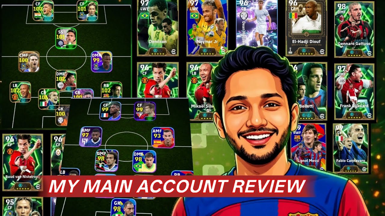My Main Account Review ⚽ || Efootball Account from 2️⃣0️⃣2️⃣4️⃣
