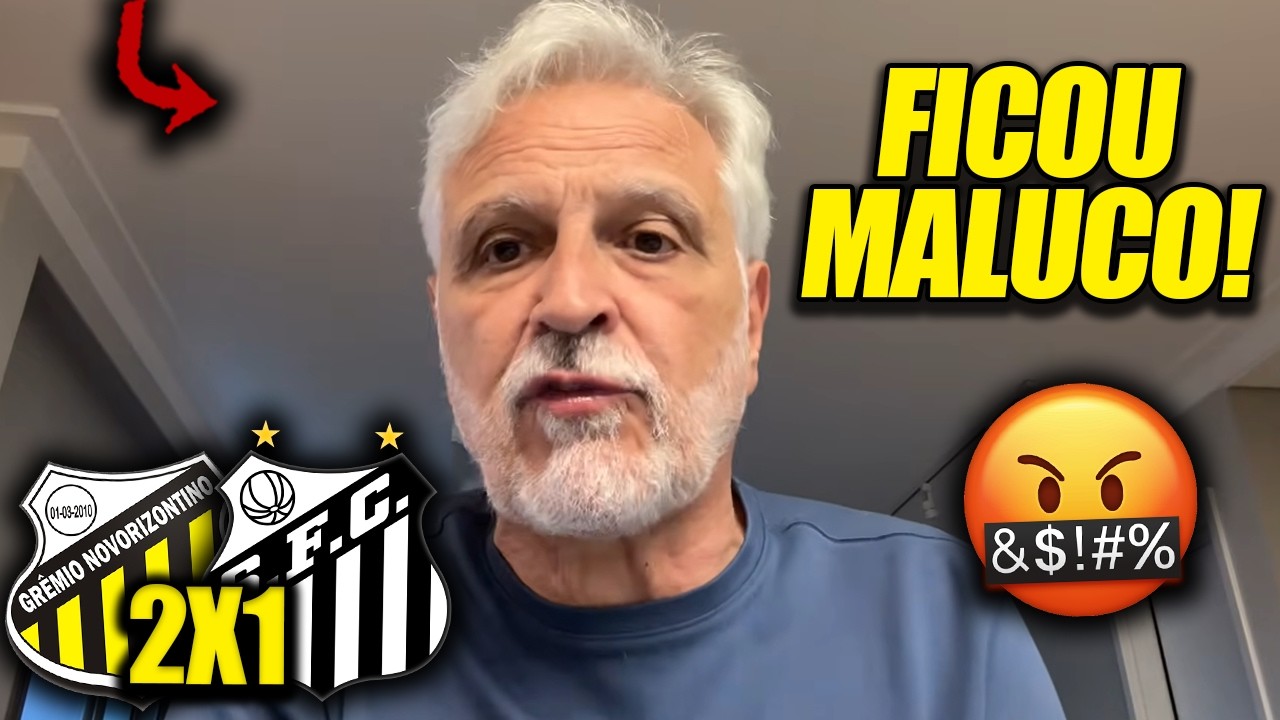 REAÇÕES do SORMANI na ELIMINAÇÃO em NOVORIZONTINO 2x1 SANTOS - PAULISTÃO 2026 - REACT