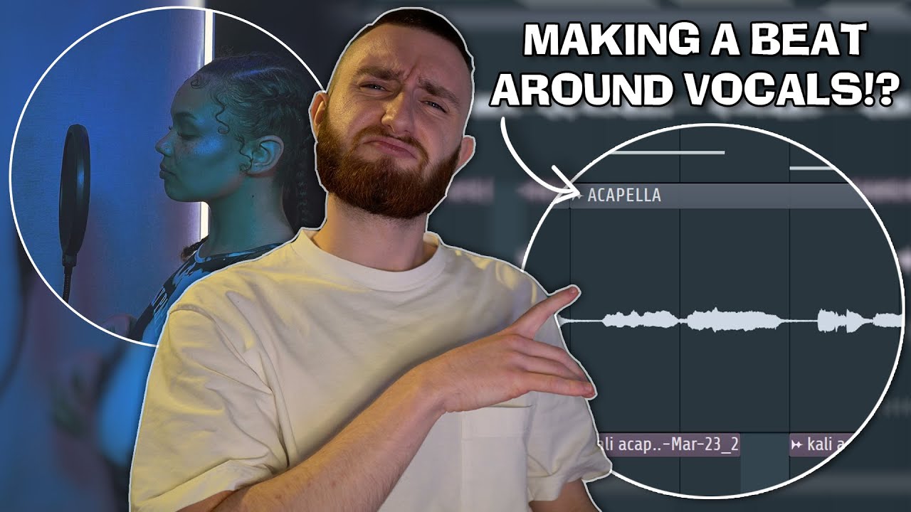 we made a crazy r&b trapsoul song!? (making a beat from scratch around an acapella)