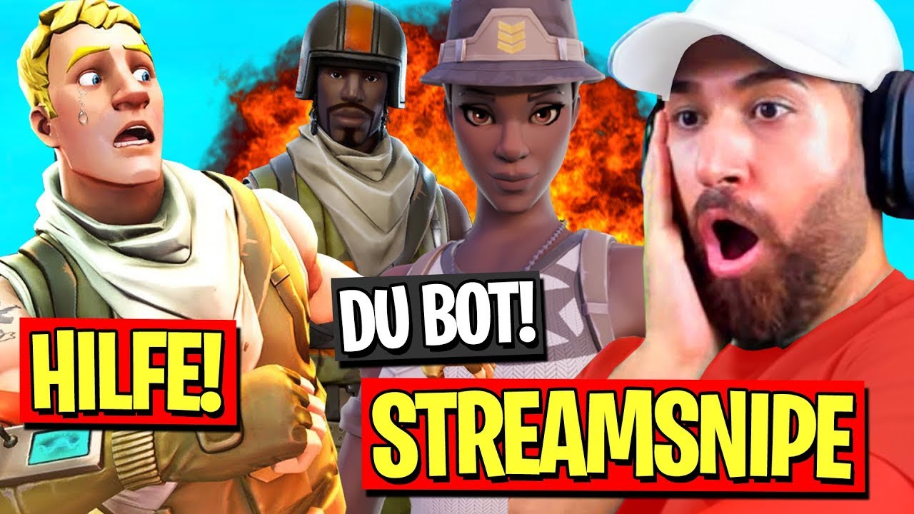 Ich STREAMSNIPE ein OG SKIN CONTEST weil NOSKIN gemobbt wird und das passierte ... Fortnite 2