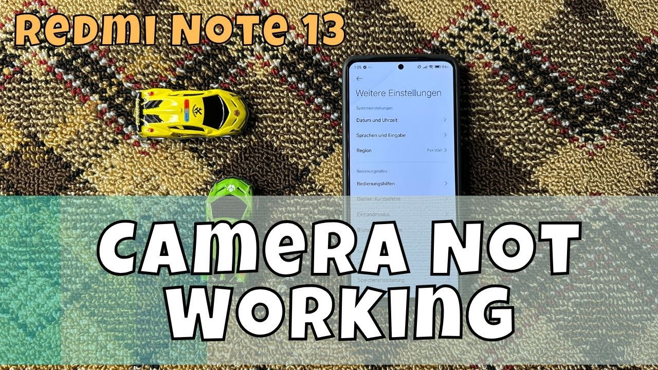 How To Fix Redmi Note 13 Camera Not Working (Camera Failed Error)