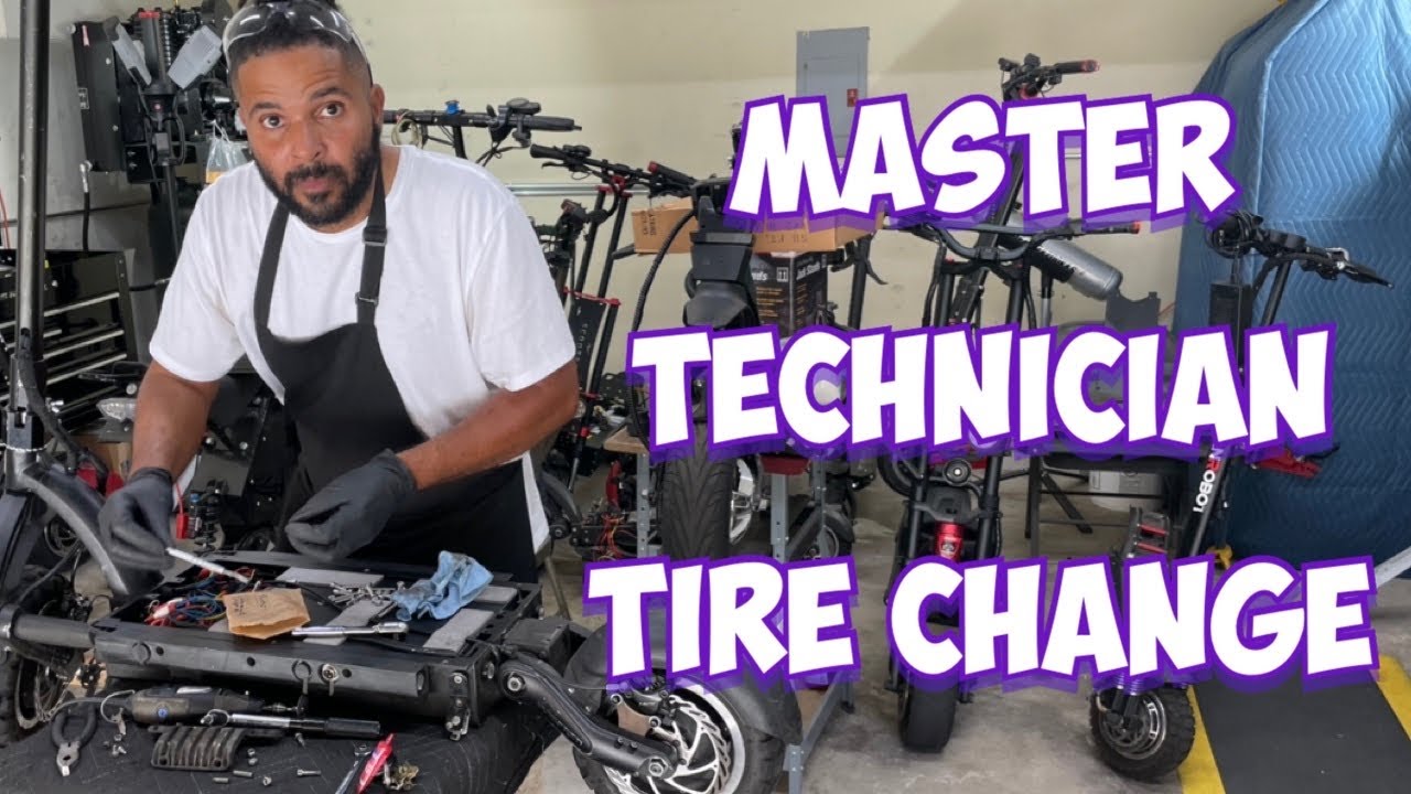 ELECTRIC SCOOTER TIRE CHANGE Dualtron Ultra, Pro and most split rim tires