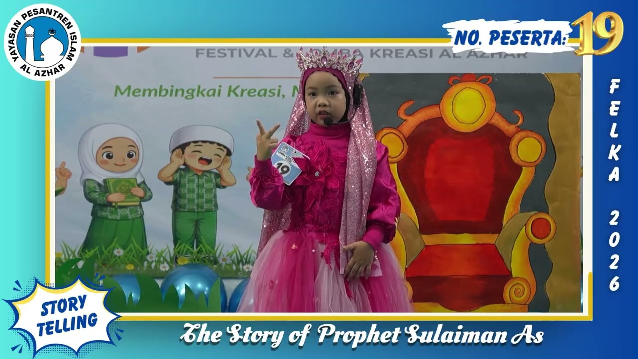 FeLKA 2026 Lomba Story Telling Seirazea Nadeshda Ismail #alazhar #sekolah #lomba