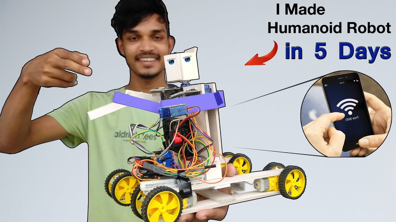 I made Humanoid Robot in 5 Days | Humanoid Robot 2022 | Harish Projects