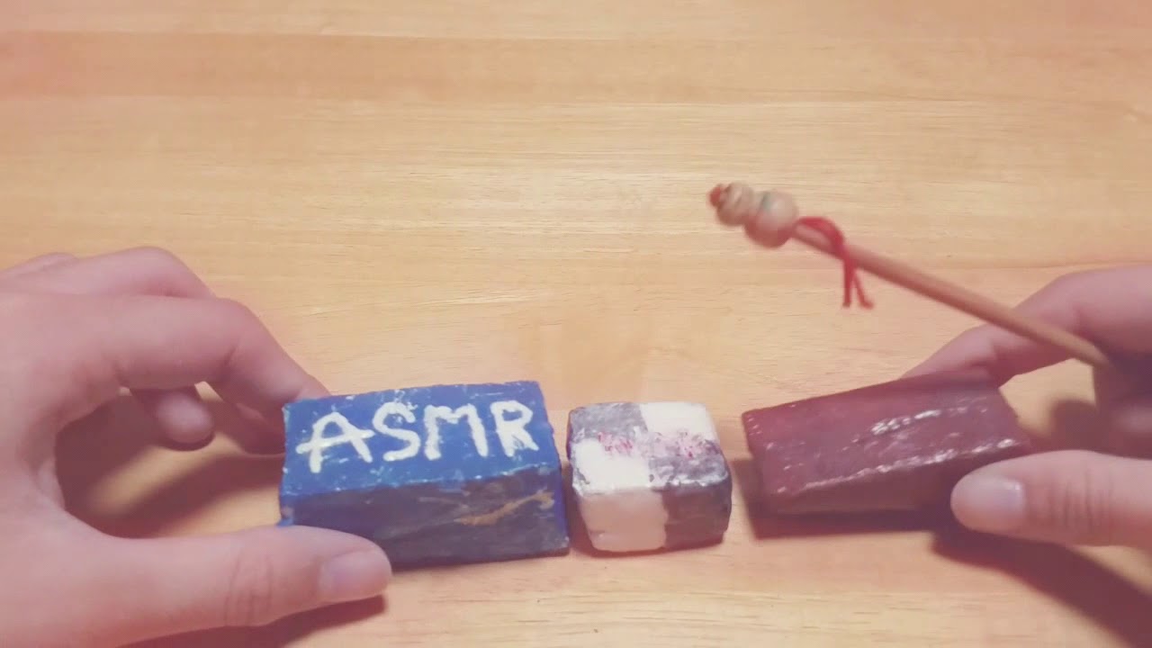 【ASMR】手作りスクイーズタッピング、カリカリなど