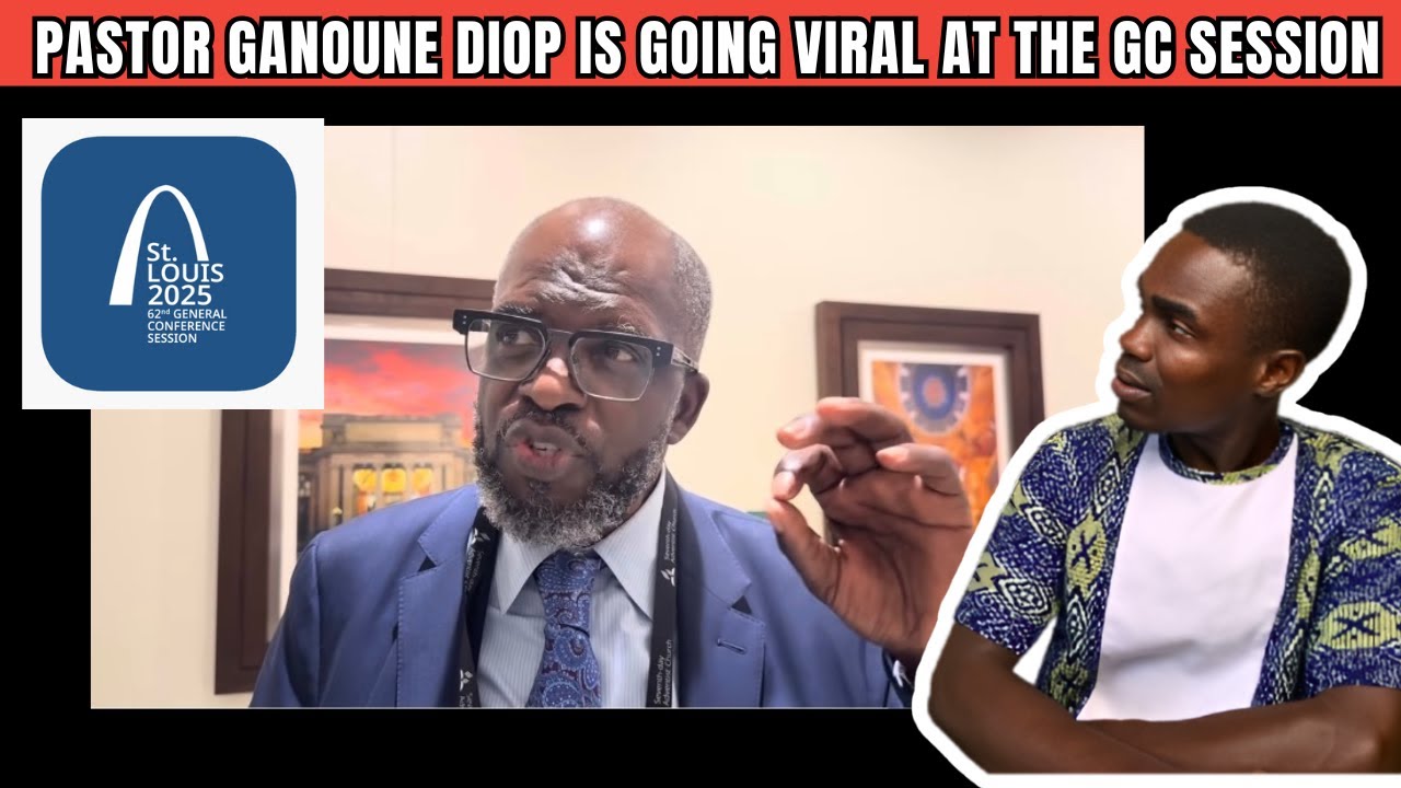 Pastor Ganoune Diop is going viral at the 2025 GC session