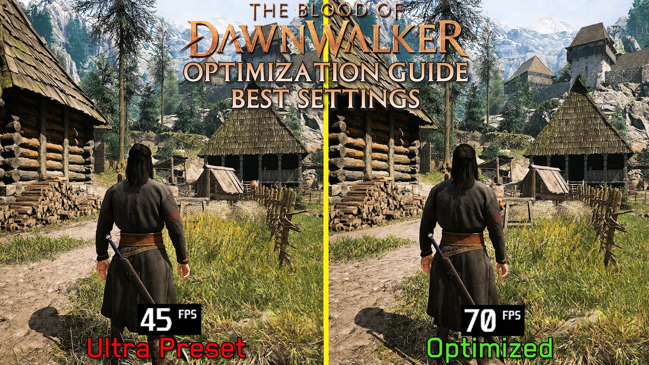 The Blood of Dawnwalker | ГАЙД ПО ОПТИМИЗАЦИИ | Тест всех настроек | Лучшие настройки