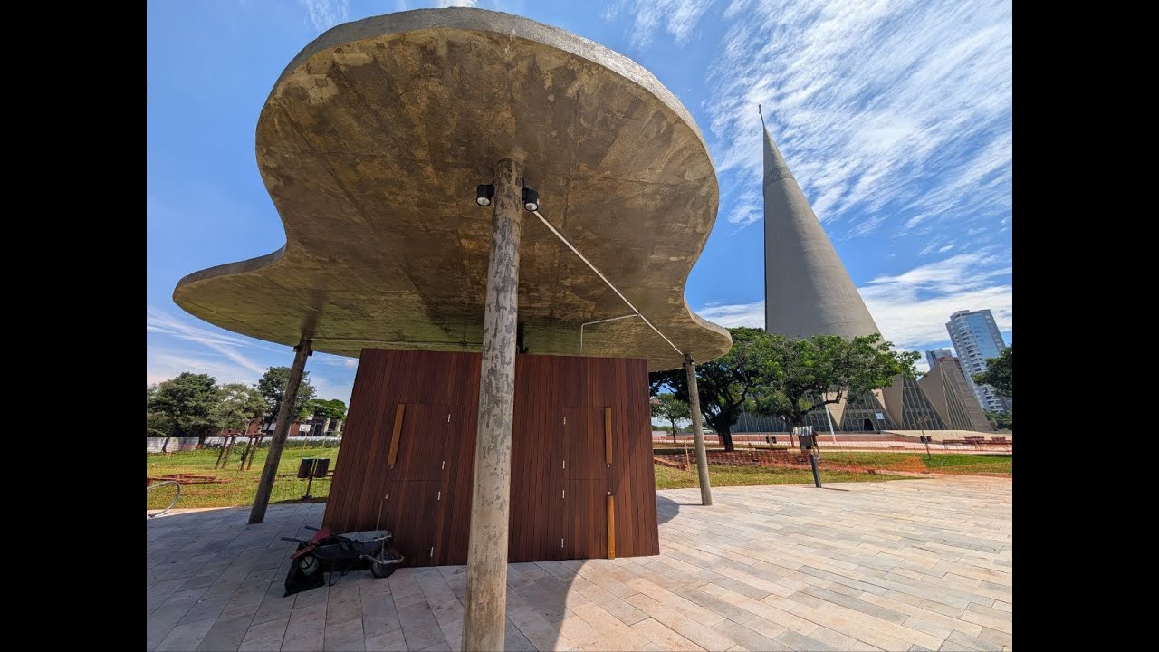 Nova praça da Catedral de Maringá 2025