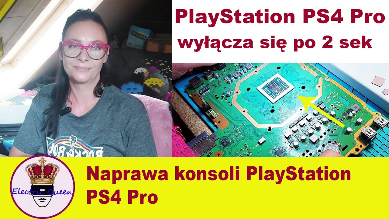 Naprawa konsoli PS4 wyłącza się po 2 sekundach #naprawaPS4Pro