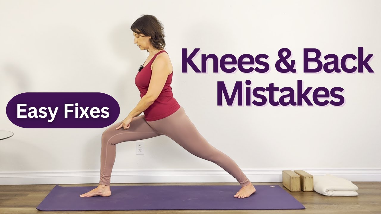 Don’t Hurt Your Knees or Back in Yoga | 7-Min Beginner Iyengar Practice