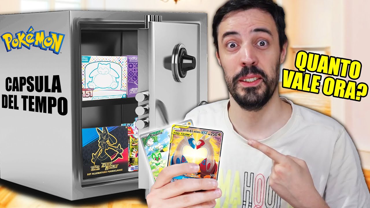 Apro la CAPSULA DEL TEMPO di Carte Pok&eacute;mon da 1.000&euro; DOPO UN ANNO