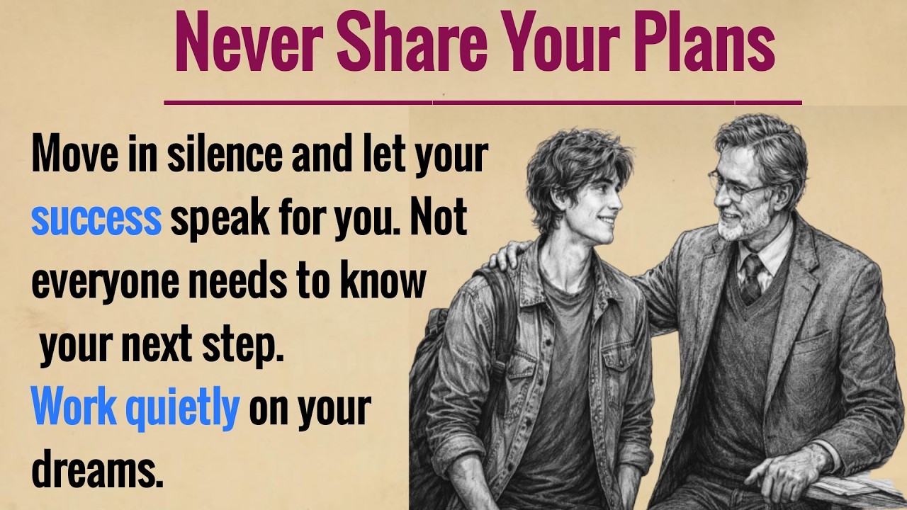 Learn English With Stories ✅ Never Share Your Plans | Level 2 | Motivational story with Slow English