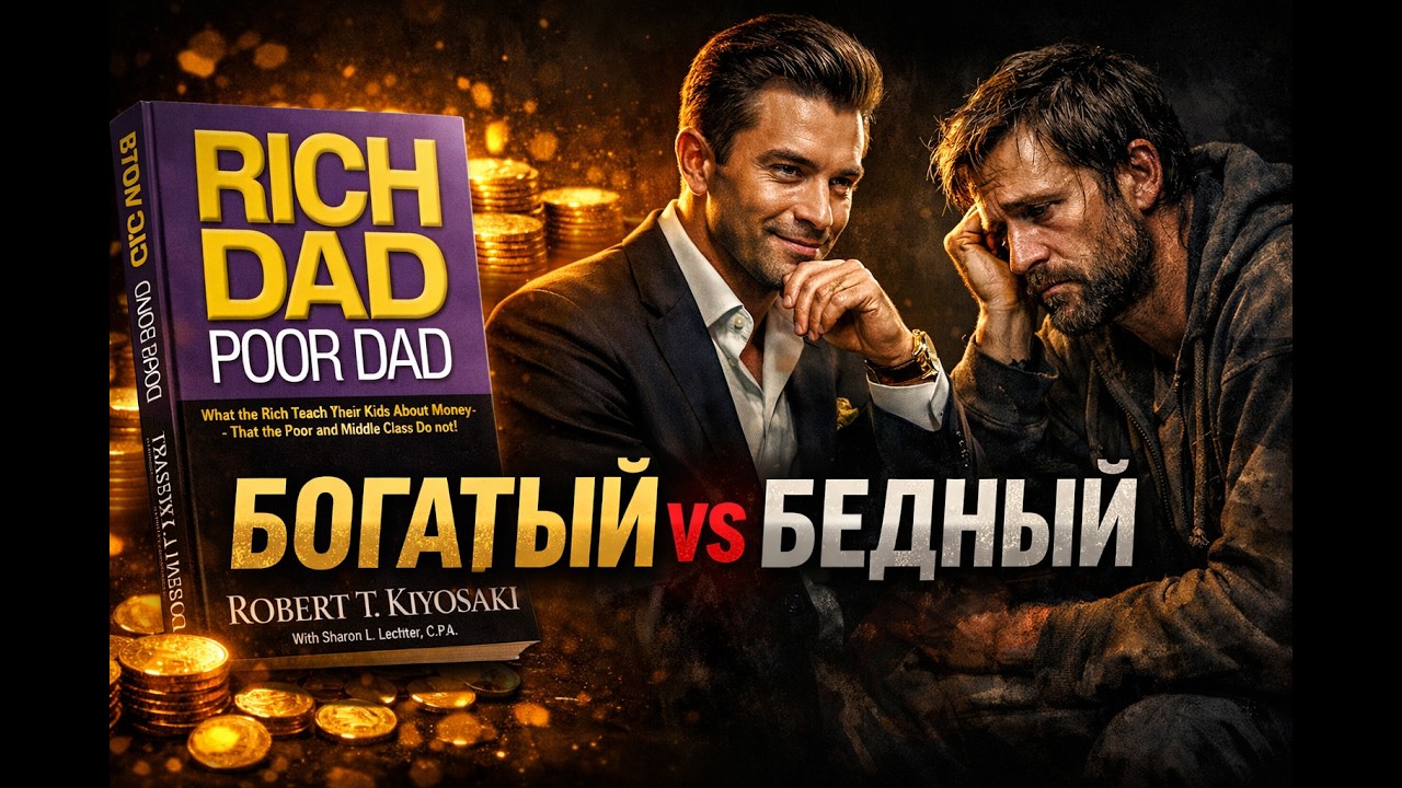 Богатые vs Бедные: в чём реальная разница? | Rich Dad Poor Dad #мотивация