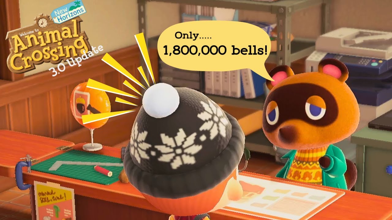 Wait I have to pay HOW MANY bells......??? Animal Crossing New Horizon 3.0 Update Pt 2