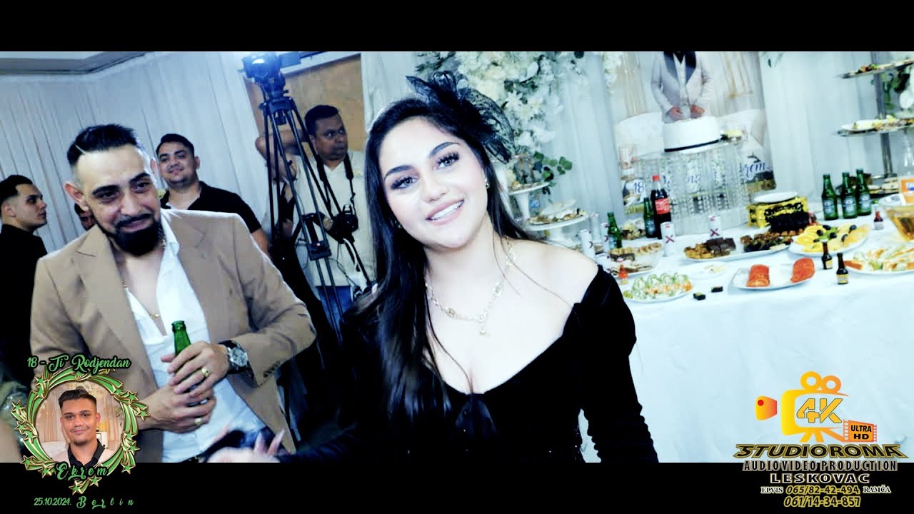 18 TI RODJENDAN EKREM PART3 25.10.2024  STUDIO ROMA ELVIS 4K LESKOVAC