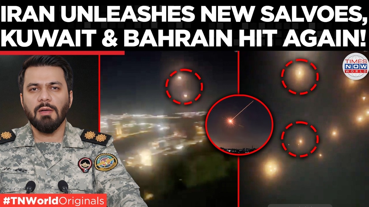 KUWAIT ATTACKED AGAIN! Iran Launches Fresh Missiles at Kuwait & Bahrain After US Hits Radar Bases
