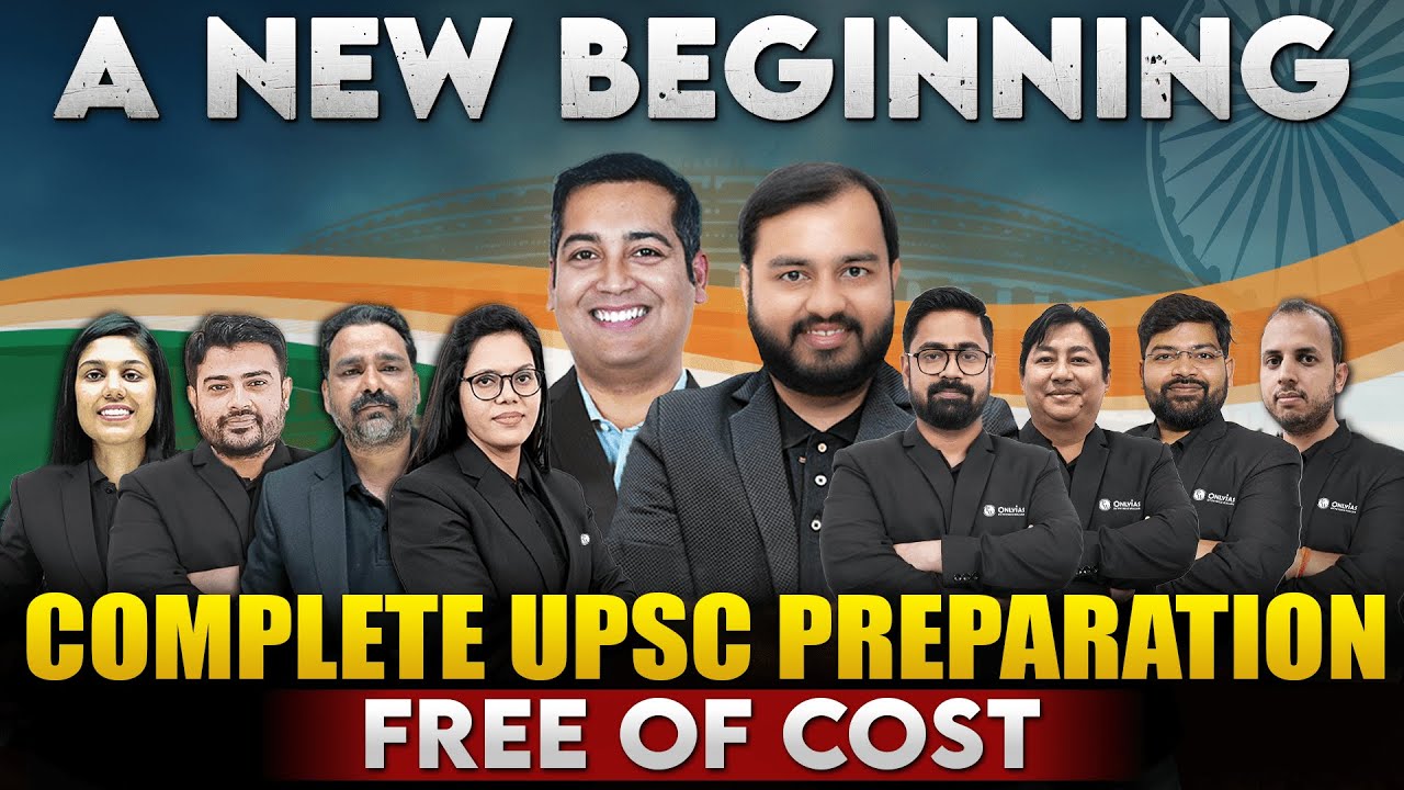 A New Beginning - COMPLETE UPSC PREPARATION !! @FREE OF COST 🔥
