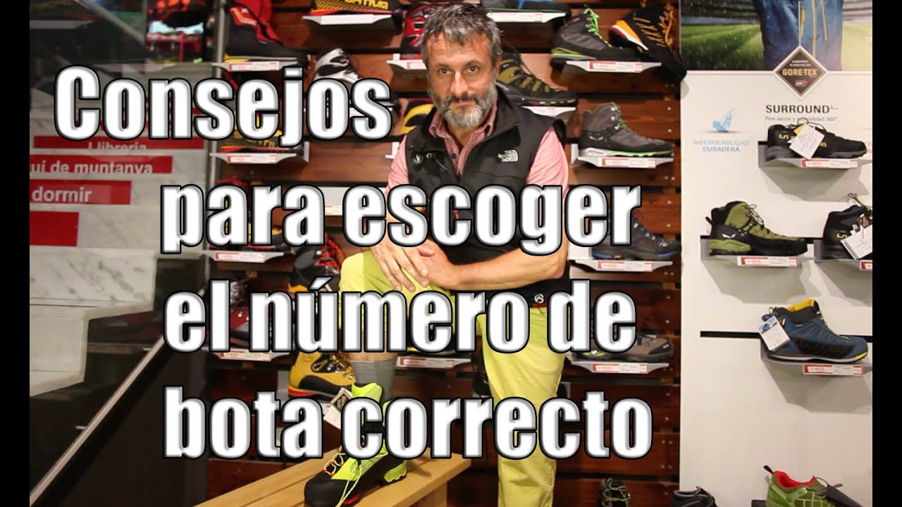 Consejos para escoger el n&uacute;mero de bota correcto
