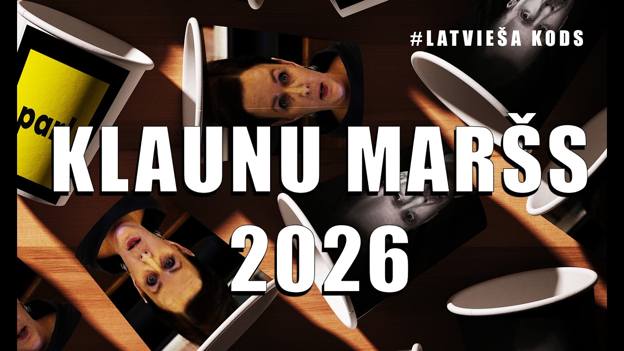 Klaunu maršs 2026. sākums. #latvieša_kods