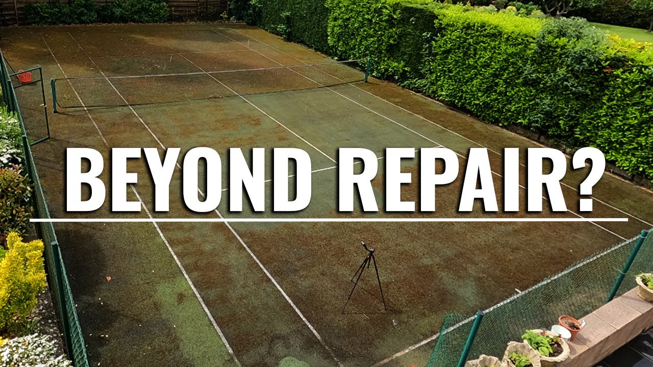I Really Tried to SAVE this FILTHY Tennis Court...