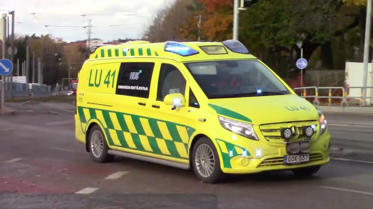 Emergency Länsi-Uusimaa 41, 4221, 4314 and FinnHems 10