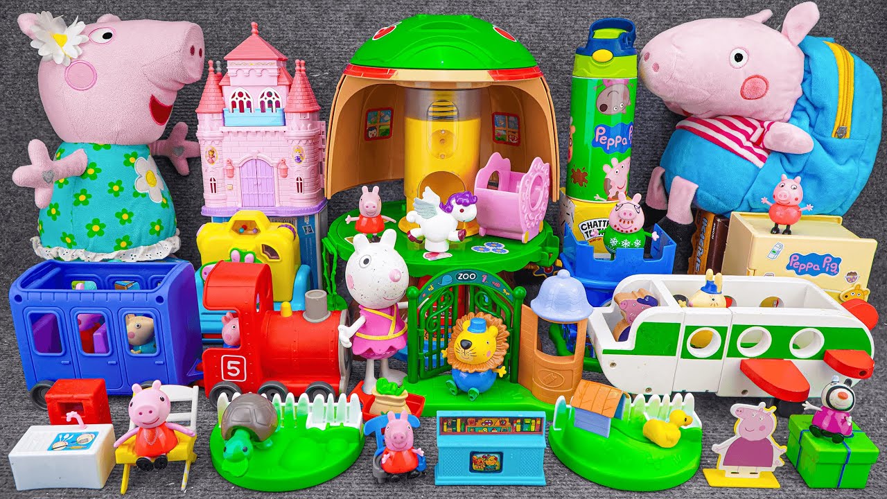 Peppa Pig ASMR | 92 Minutes Satisfying with Unboxing Peppa Pig Treehouse & Train Playset