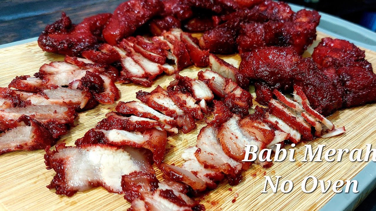 Resep Babi Merah | Versi Mudah Babi Charsiu, No Oven, No Ribet, Tetap Enak | Pork Charsiu, No Oven