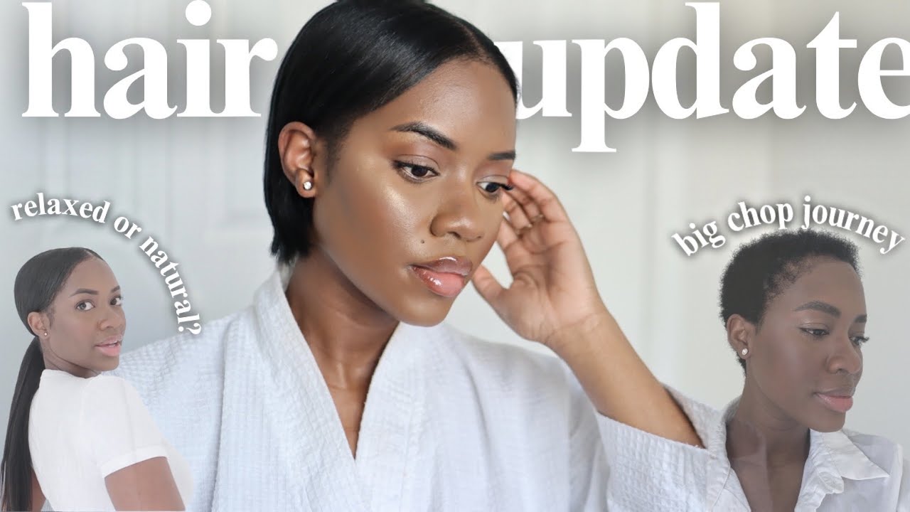 HAIR UPDATE | relaxed or natural, how I grew my hair etc…