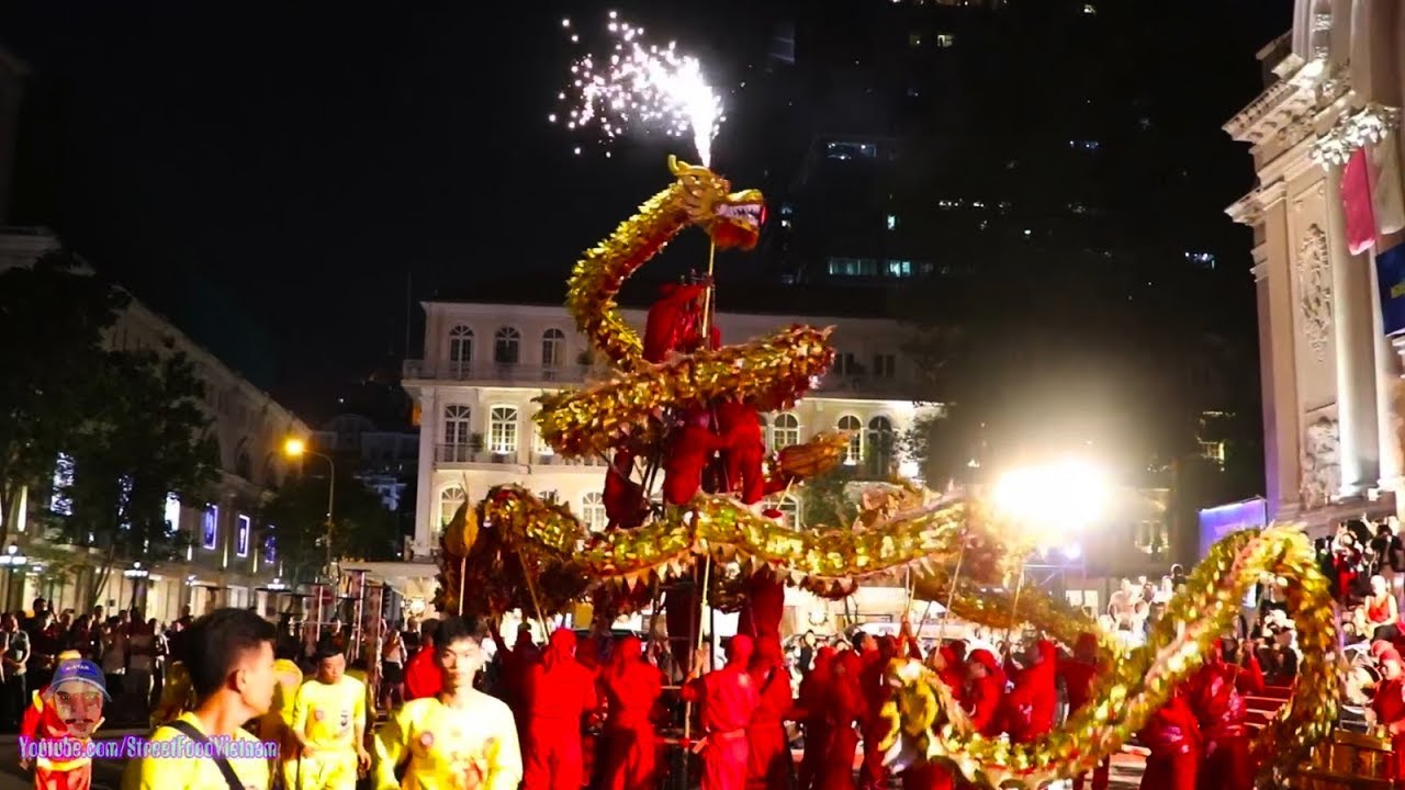 Múa Rồng Phun Lửa đoàn LSR Nhơn Nghĩa Đường 2019