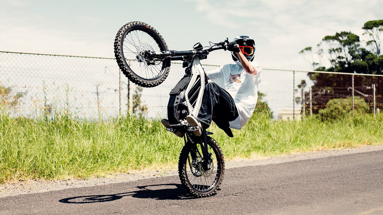 Learning Wheelies On 2022 Stock Sur Ron X!