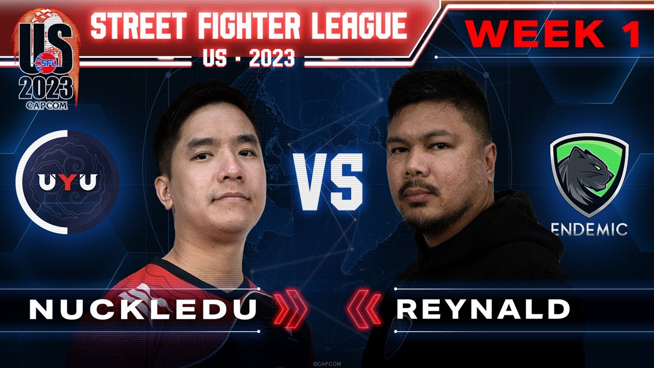 NuckleDu (Guile) vs. Reynald (JP) - Bo5 - Street Fighter League Pro-US 2023 Week 1