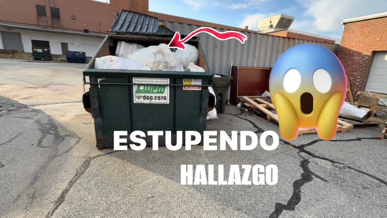 DUMPSTER DIVING ESTUPENDO HALLAZGO😱#dumpsterdiving #loquetiranenusa