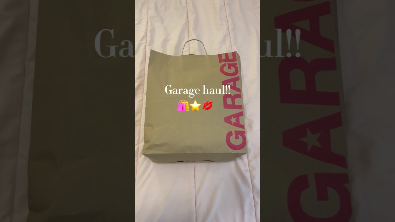 Garage haul!!🛍️⭐️💋 #haul #shopping #garage #comfy #music #fyp
