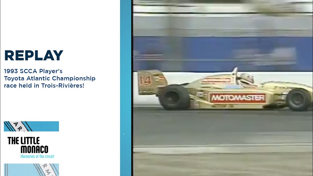 REPLAY - 1993 Player's Toyota Atlantic race at Trois-Rivières  the debut of young Jacques Villeneuve