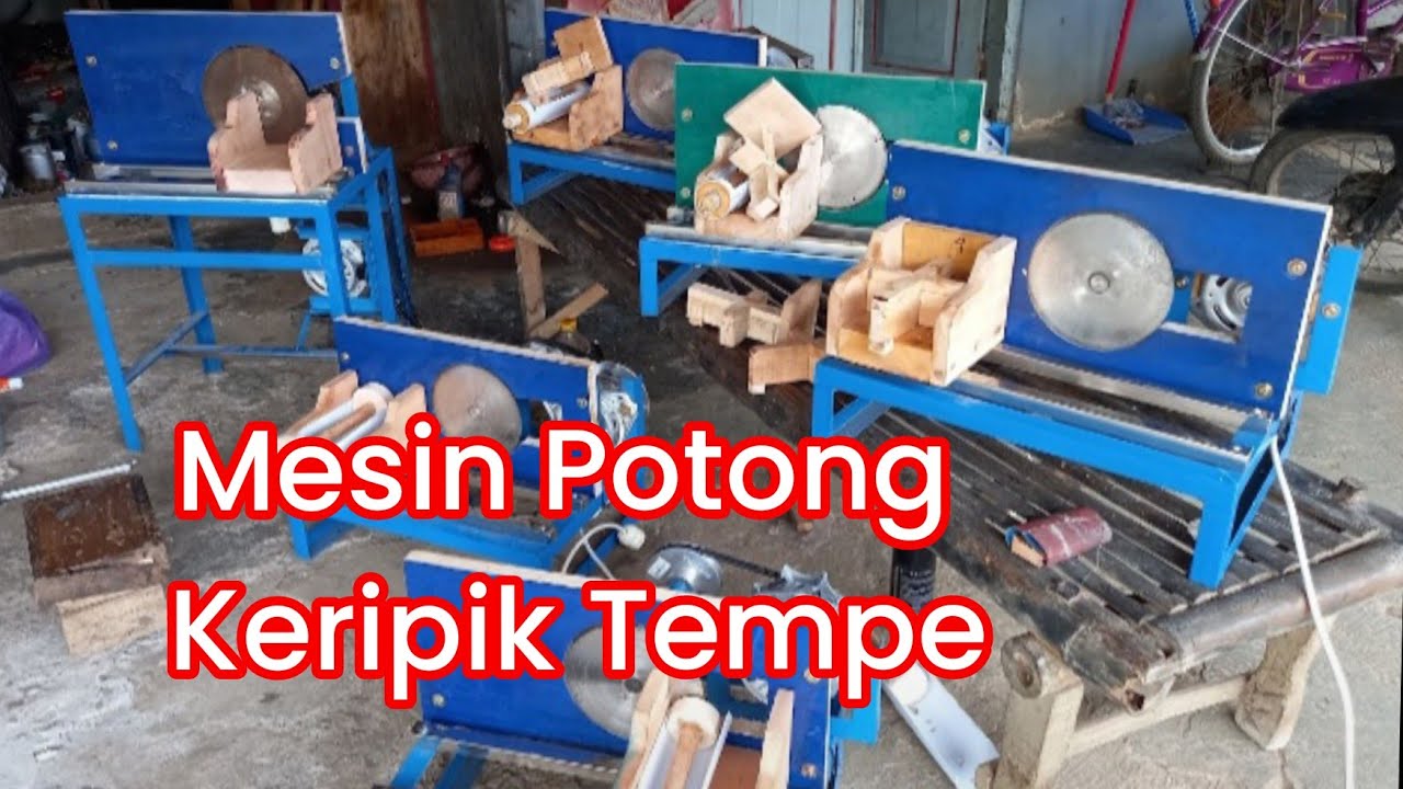 Produksi Mesin Potong Keripik Tempe
