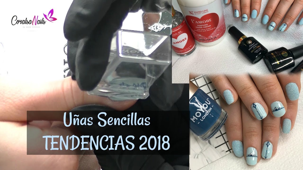 Uñas Tendencia 2018. Diseño sin manicura