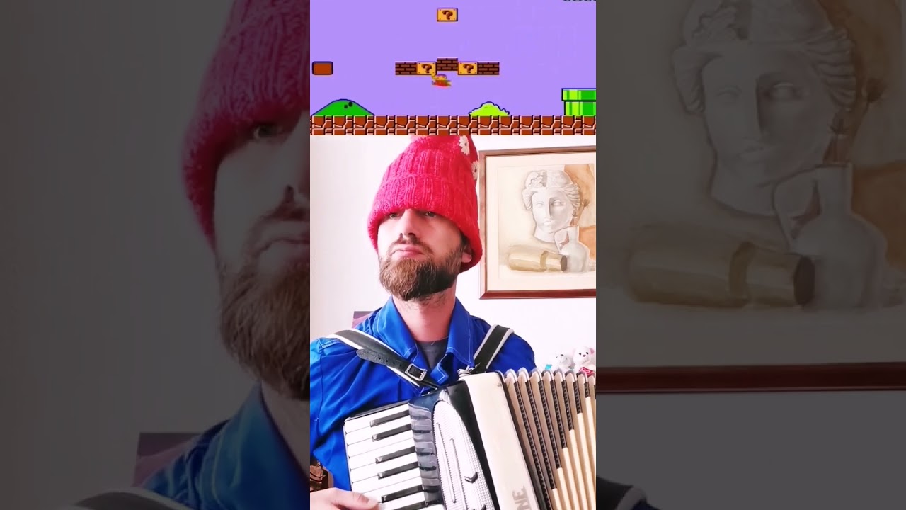 Super Mario Accordion cover (Vasil Uzunov)
