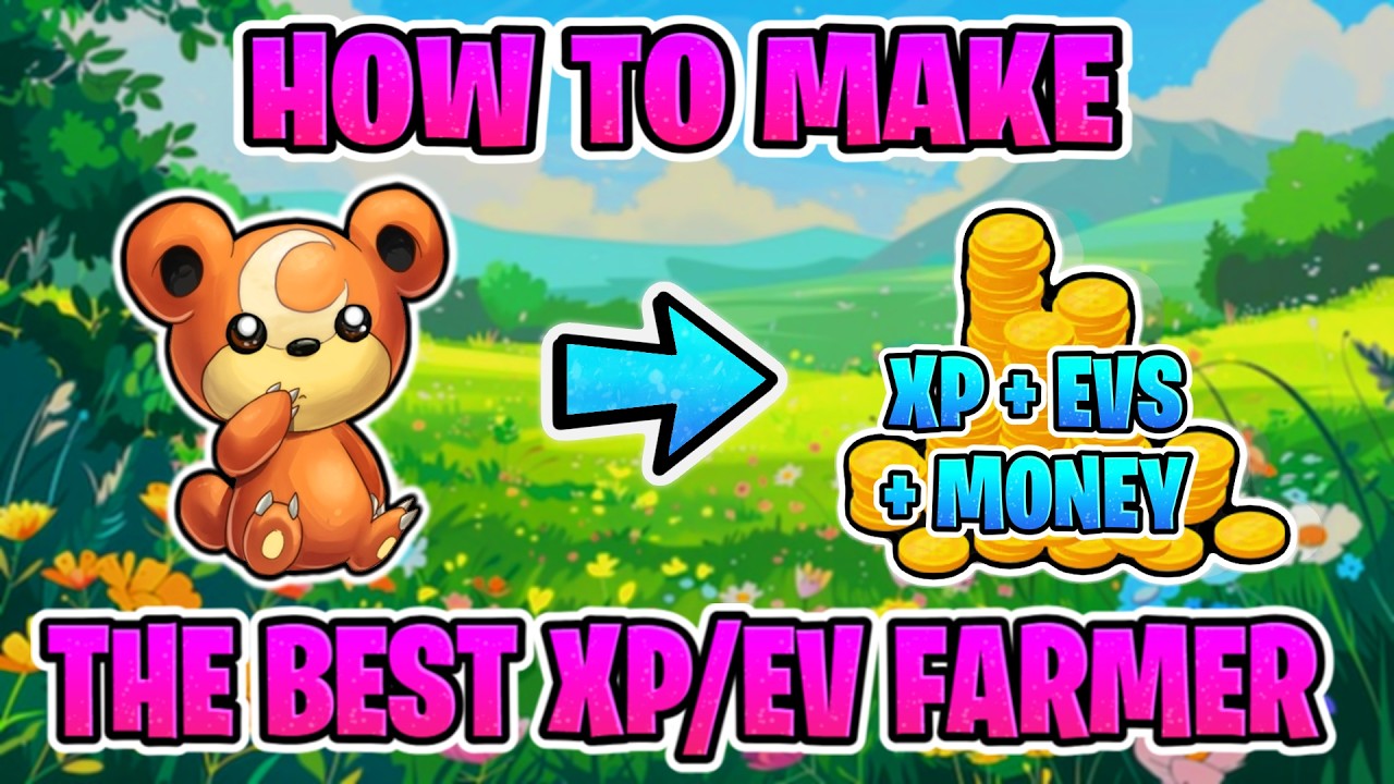 Pokemmo - How To Make | The Best XP & EV Farming Pokemon in 2026 (Pickup Teddiursa)