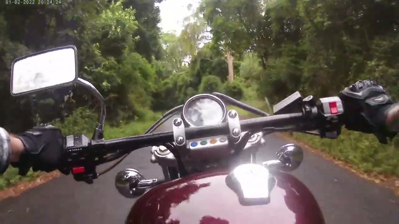 yamaha Virago xv250 vtwin ride: Australian mountains #250cc #hitchhiking #australia #tourism