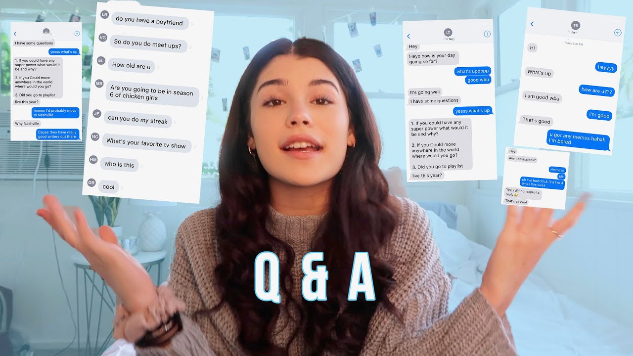 Q&A With Your Texts!