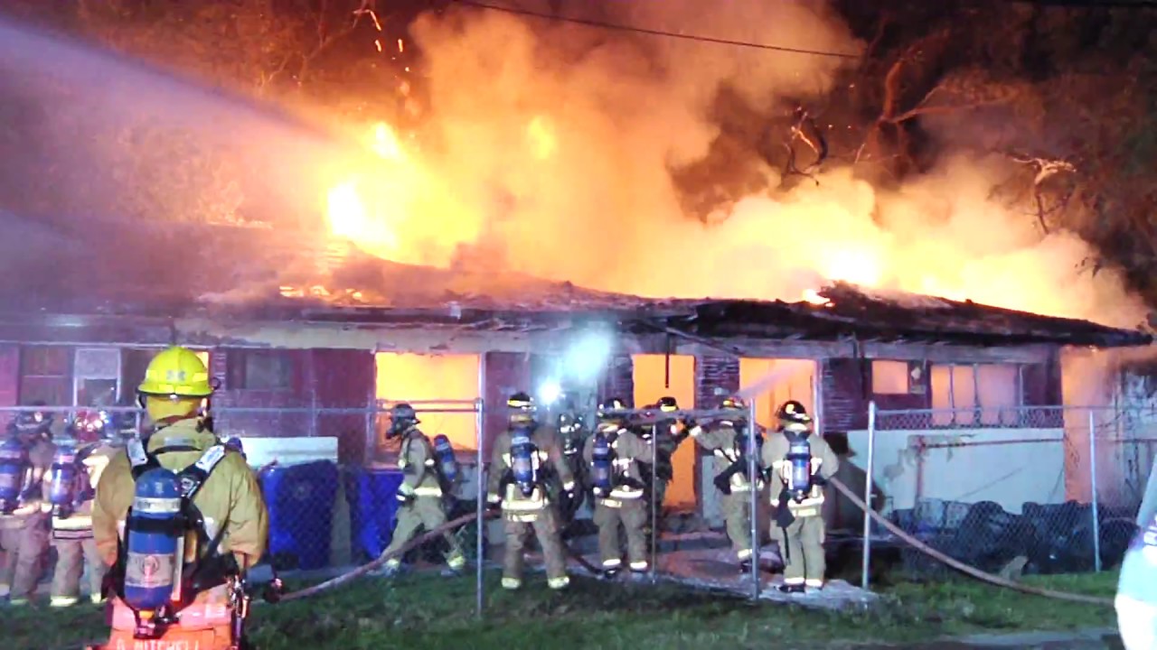 Huge House Fire Caught On camera