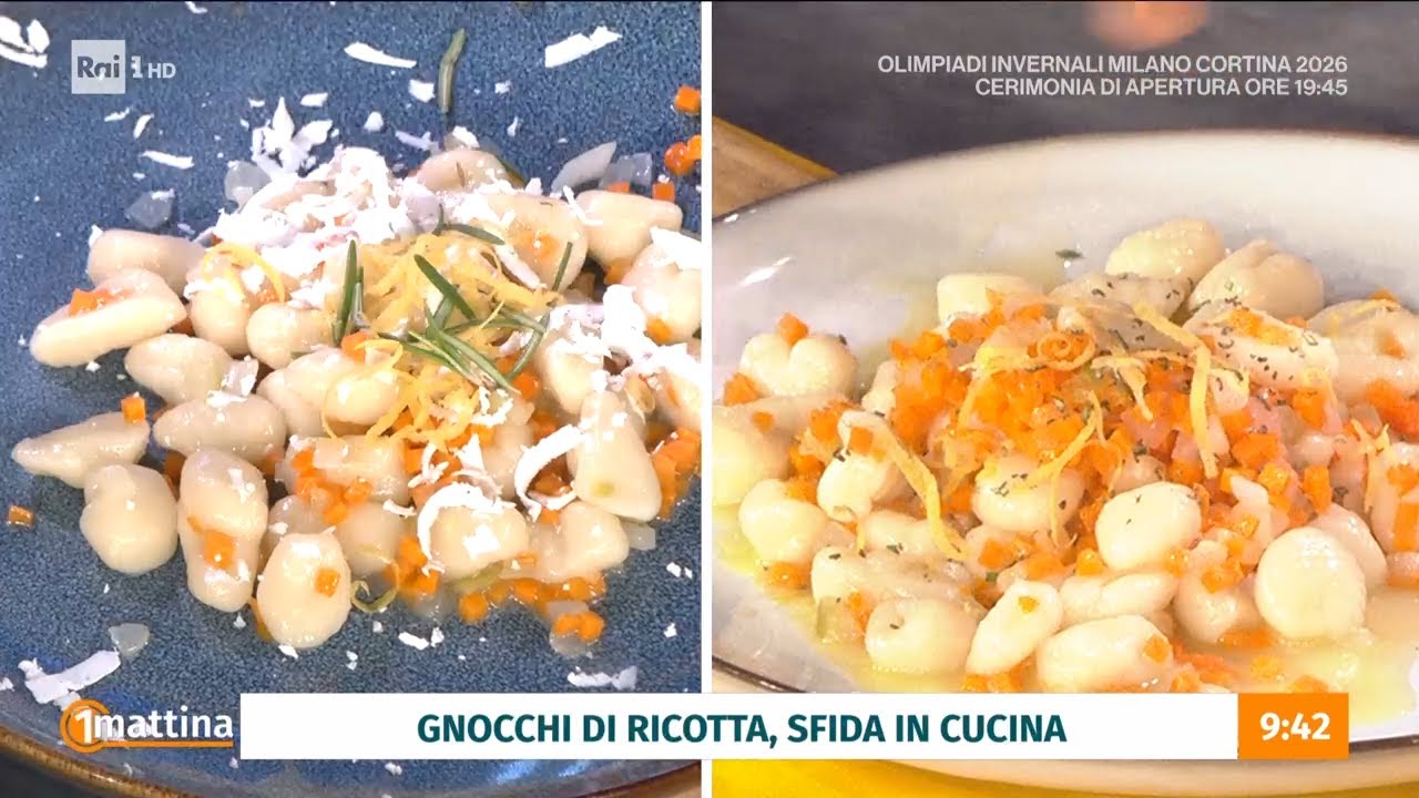 Sfida in cucina: gnocchi di ricotta - Unomattina 06/02/2026