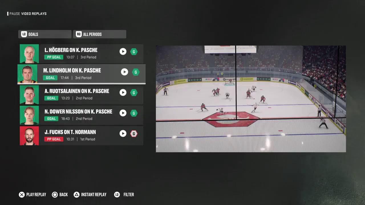 NHL26  Champions Cup #10  2tour  Frölunda HC Göteborg - Lausanne HC