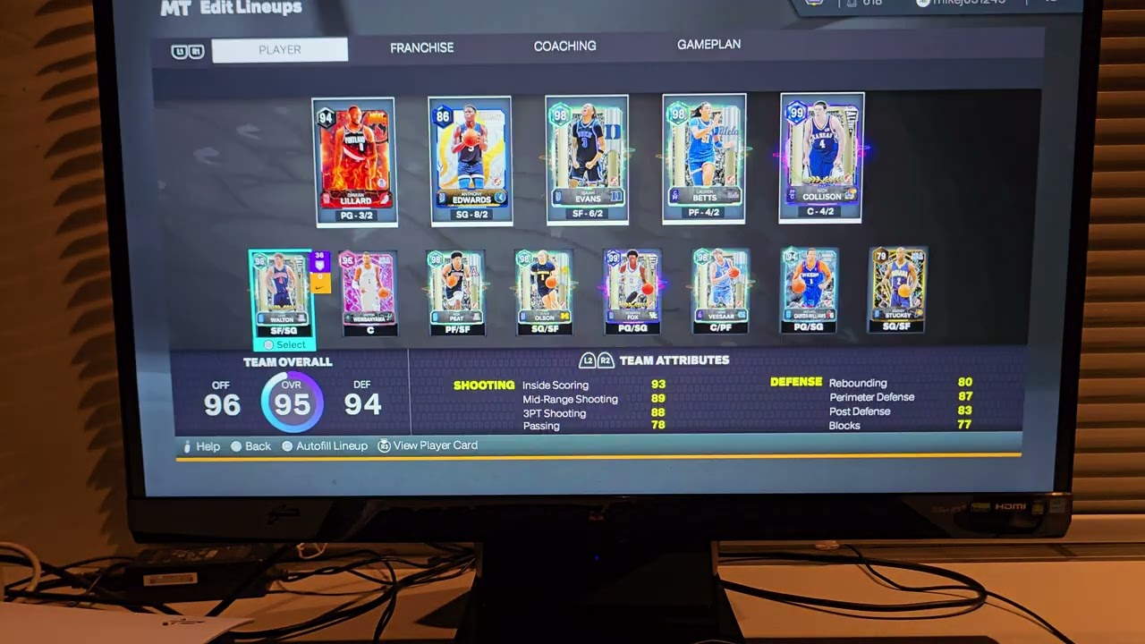 NBA 2K26 MYTEAM  大學生推薦系列-Isaiah Evans 實戰視頻+卡片小教室