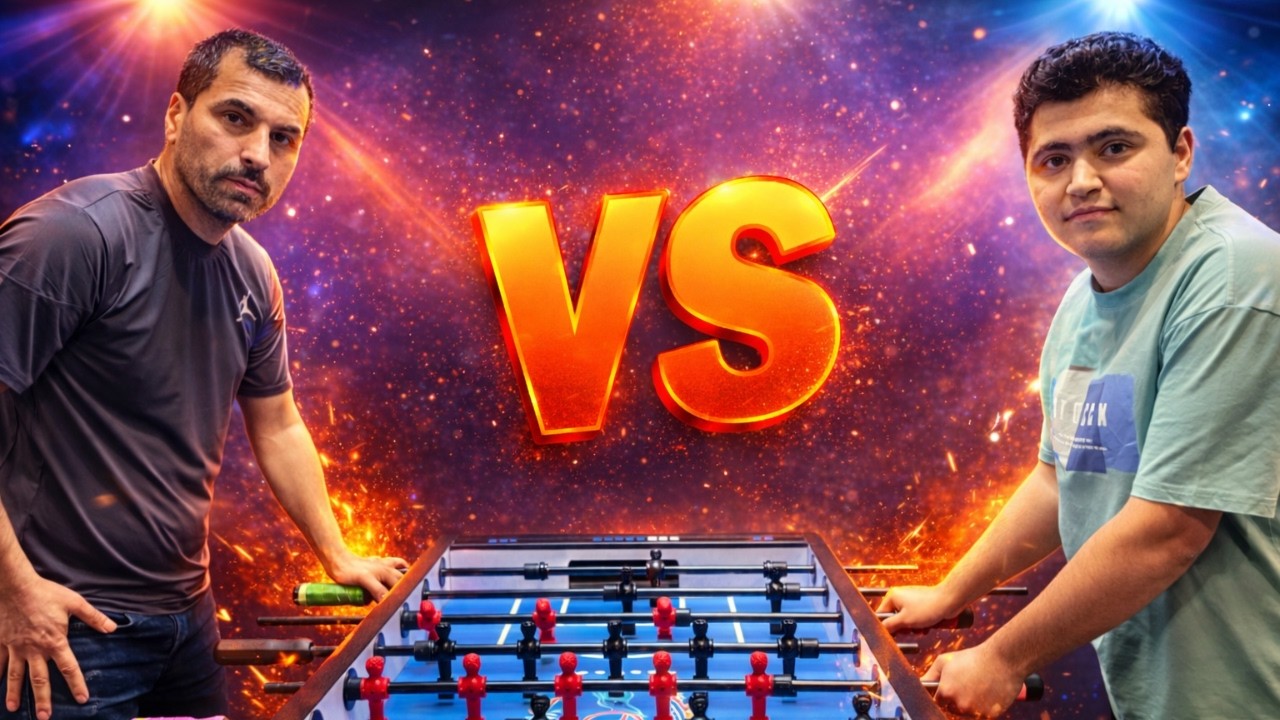 فوتبال دستی | کسری رسولی 🆚 علی‌اصغر نعیمی 🔥 نبرد هیجانی تک‌به‌تک