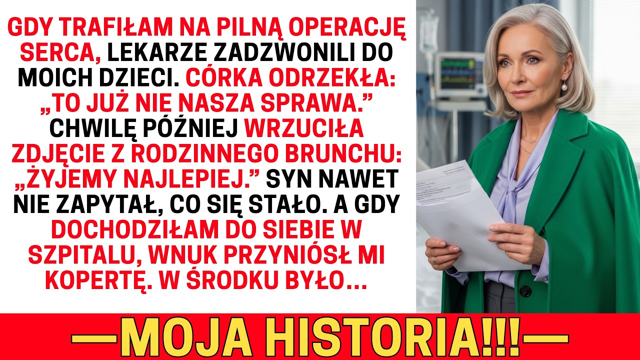MOJE DZIECI ZIGNOROWAŁY MOJĄ PILNĄ OPERACJĘ SERCA — 5 LAT PÓŹNIEJ BŁAGAŁY POD MOIMI DRZWIAMI