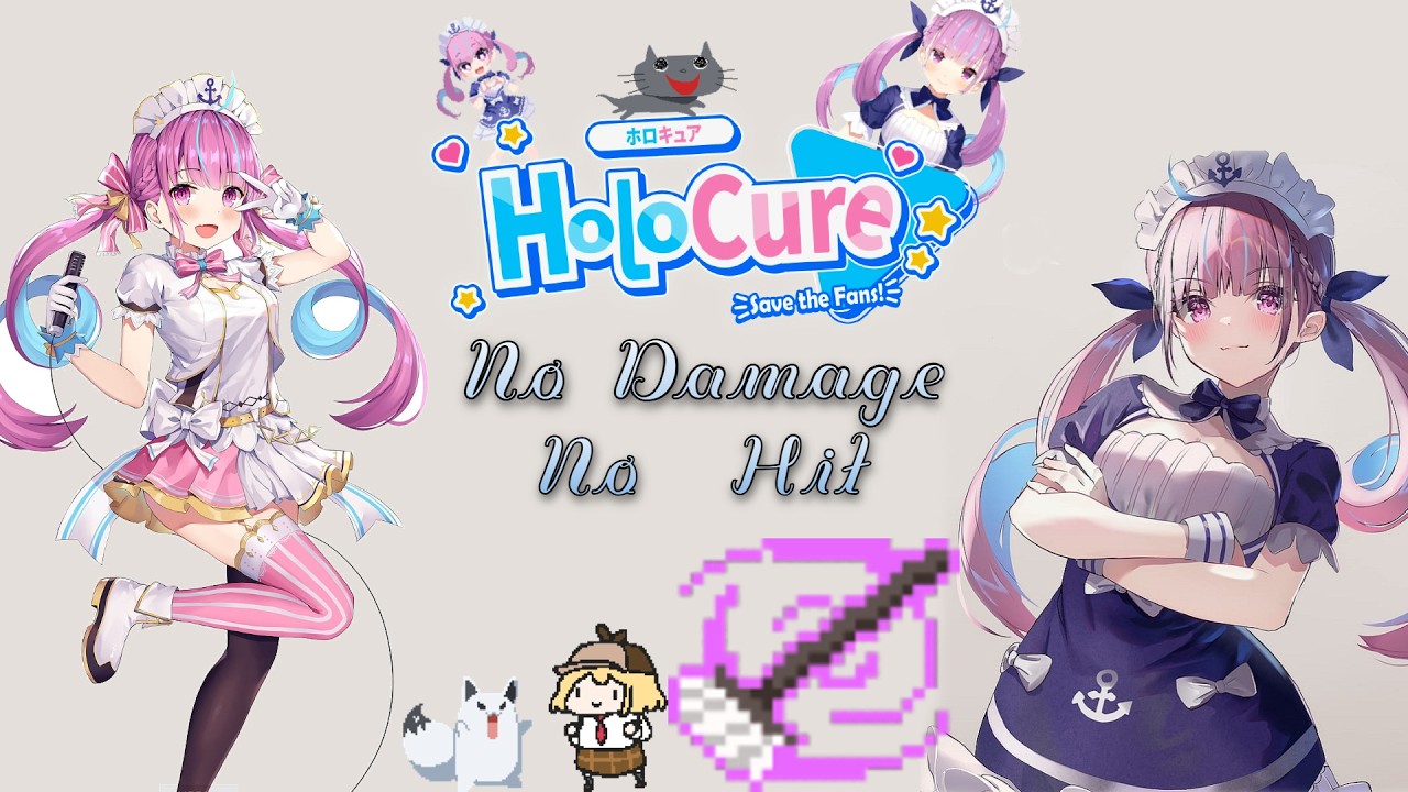 Holocure Stage 1 No Damage No Hit Minato Aqua
