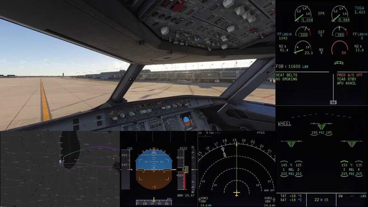 United Virtual A320 OPS | KORD-KLGA-KORD