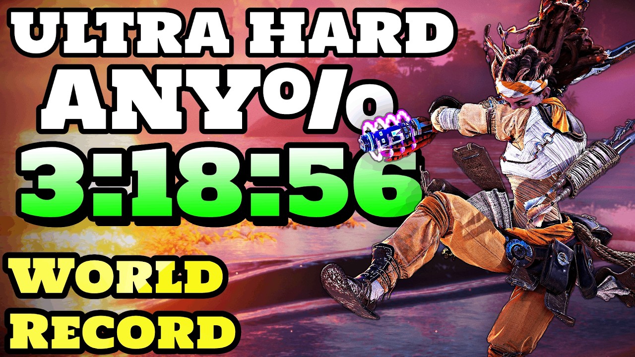 [World Record] Any% Ultra Hard Speedrun in 3:18:56 | Horizon Forbidden West